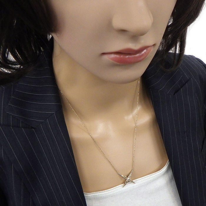 カシケイ KASHIKEY ネックレス ネイキッド BD074 ブラウン ダイヤモンド 1.00ct K18BG 【中古】