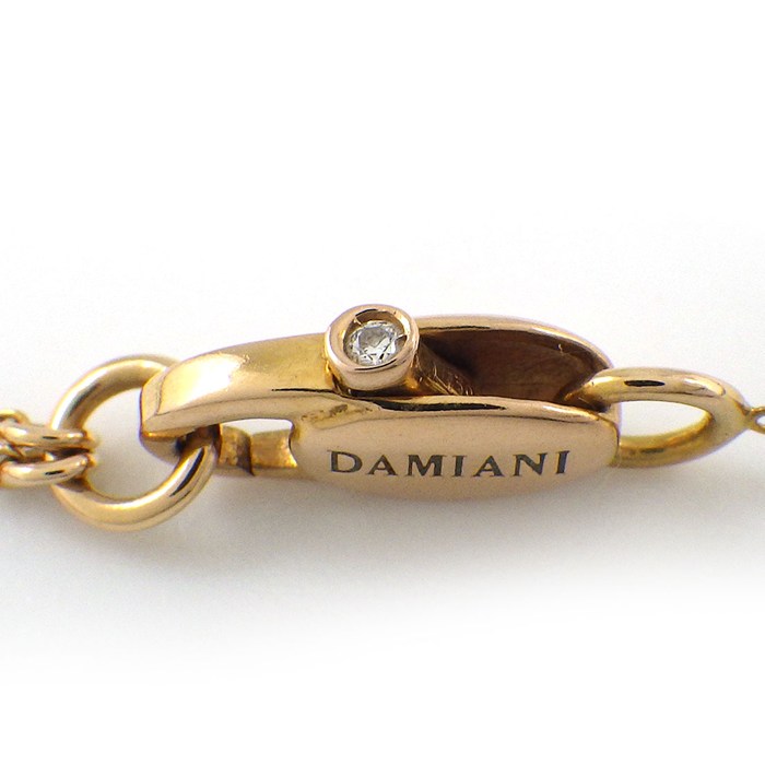 ダミアーニ DAMIANI ネックレス ベルエポック XXS クロス パヴェ ダイヤモンド K18PG 【中古】
