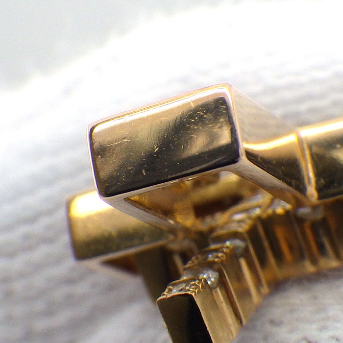 ダミアーニ DAMIANI ネックレス ベルエポック XXS クロス パヴェ ダイヤモンド K18PG 【中古】