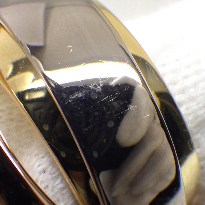 カルティエ Cartier リング トリニティ マストエッセンス スリーカラー K18PG K18WG K18YG 13号 / #53 【中古】