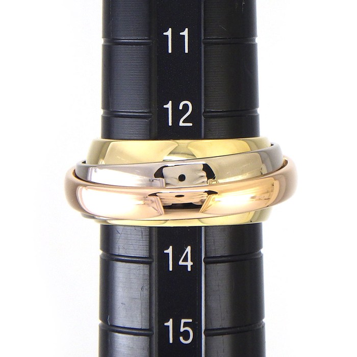 カルティエ Cartier リング トリニティ マストエッセンス スリーカラー K18PG K18WG K18YG 13号 / #53 【中古】