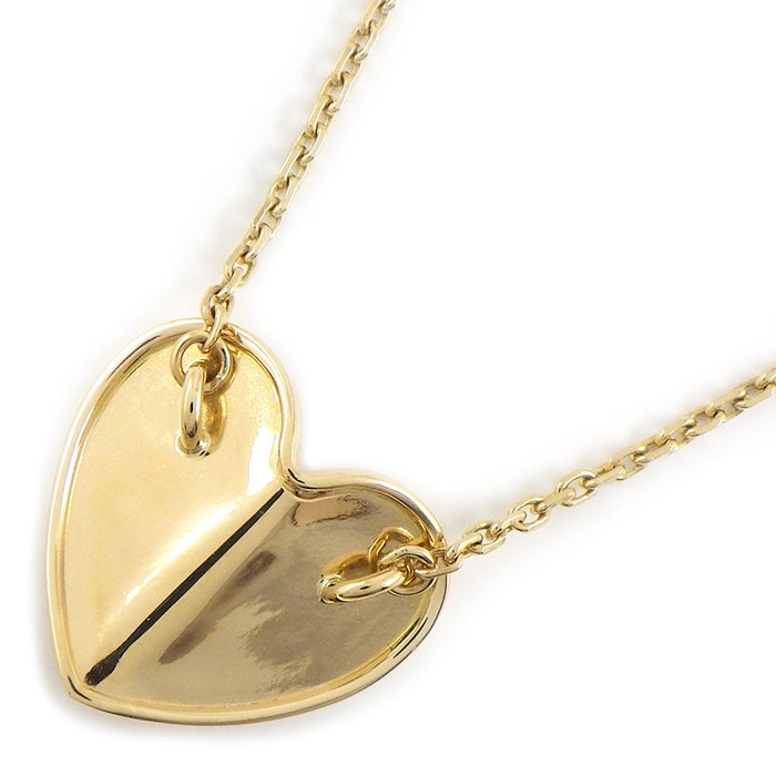 ヴァンクリーフ&アーペル Van Cleef & Arpels ネックレス フリヴォル ハート K18YG 【中古】