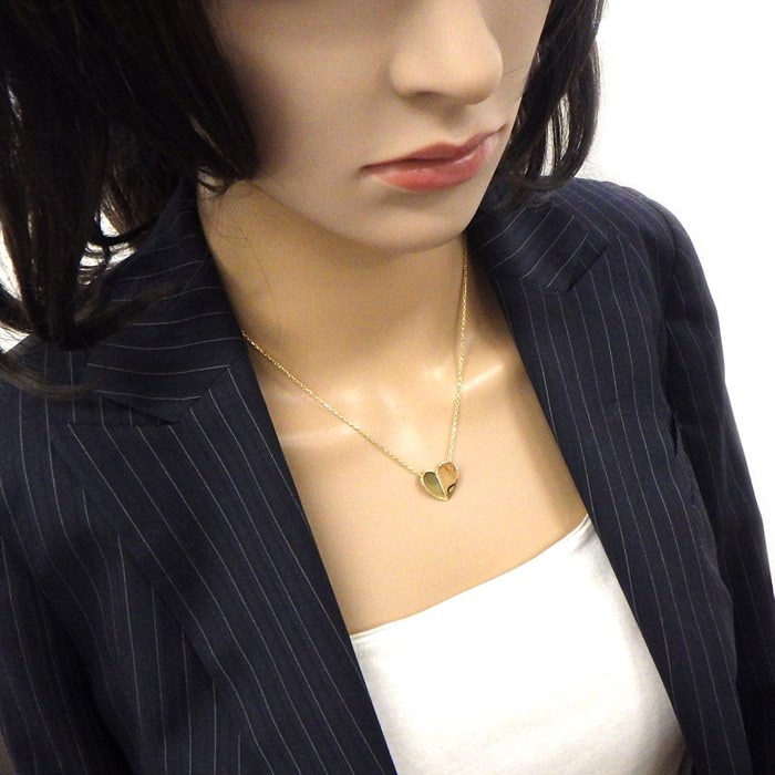 ヴァンクリーフ&アーペル Van Cleef & Arpels ネックレス フリヴォル ハート K18YG 【中古】
