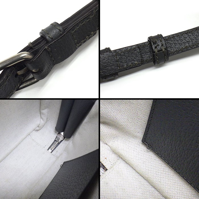 グッチ GUCCI ショルダーバッグ　ハンドバッグ オフィディア スモール クロスボディバッグ 739392 UULBN 1244 グレー ブラック GG スプリーム キャンバス 【中古】
