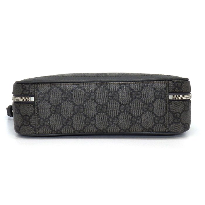 グッチ GUCCI ショルダーバッグ　ハンドバッグ オフィディア スモール クロスボディバッグ 739392 UULBN 1244 グレー ブラック GG スプリーム キャンバス 【中古】