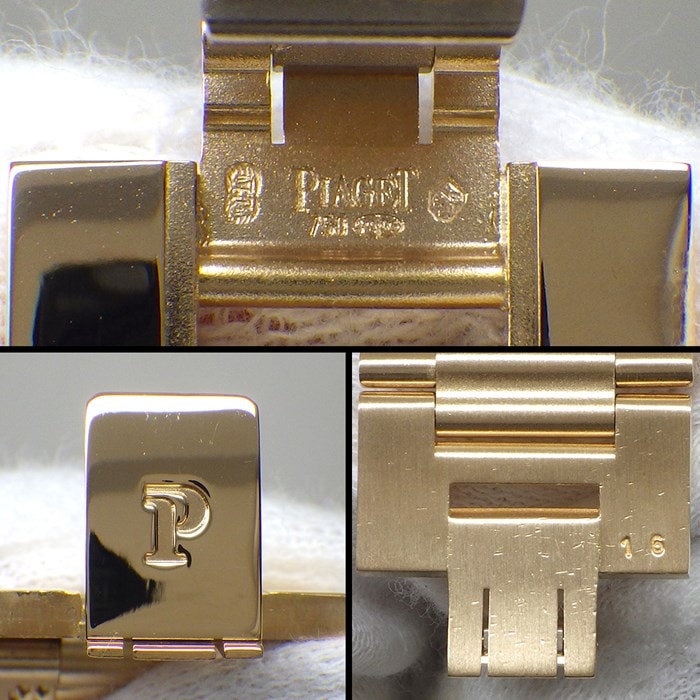 ピアジェ PIAGET 腕時計 ダンサー P10440 サンレイ シルバー文字盤 裏スケ K18PG 手巻き 【OH済み】 【箱・保付き】 【中古】