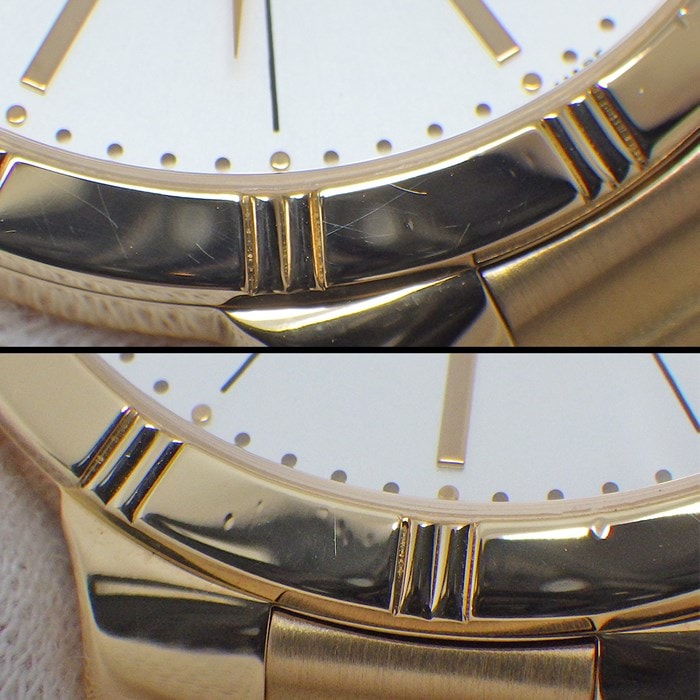 ピアジェ PIAGET 腕時計 ダンサー P10440 サンレイ シルバー文字盤 裏スケ K18PG 手巻き 【OH済み】 【箱・保付き】 【中古】