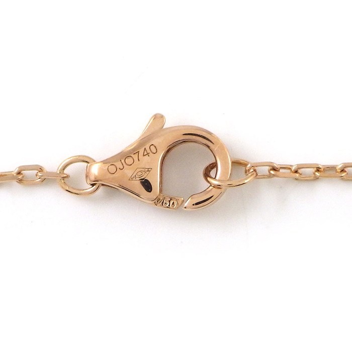 カルティエ Cartier ネックレス トリニティ SM セミパヴェ スリーカラー 33ポイント ダイヤモンド 計0.25ct K18PG K18WG K18YG 【中古】