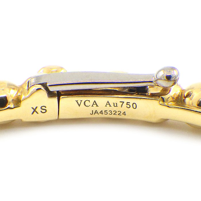 ヴァンクリーフ＆アーペル Van Cleef & Arpels ブレスレット ペルレ ゴールドパール エクストラスモールモデル XS VCARO7TG00 K18YG 【箱・保付き】 【中古】