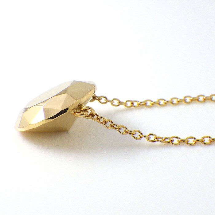 ティファニー Tiffany & Co. ネックレス ダイヤモンド モチーフ ファセット K18YG 【中古】