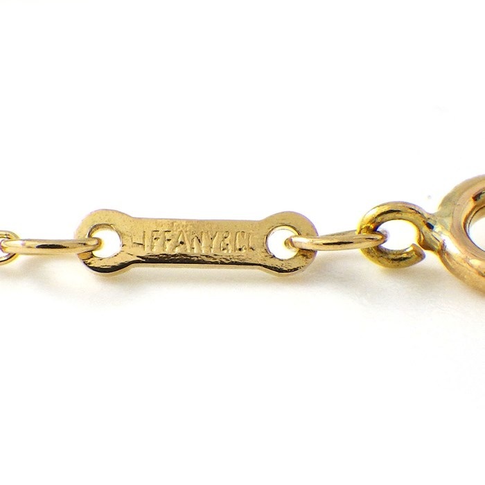 ティファニー Tiffany & Co. ネックレス ダイヤモンド モチーフ ファセット K18YG 【中古】