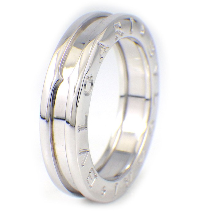 ブルガリ BVLGARI リング B-zero1 ビーゼロワン XS 336022 1バンド K18WG 12号 / #52 【中古】