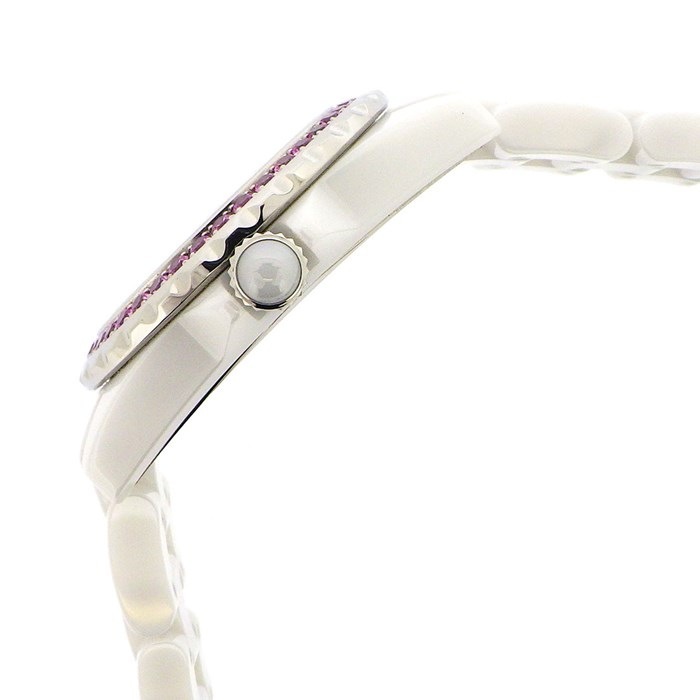 シャネル CHANEL】腕時計 J12 H3243 ピンクサファイア ベゼル 8
