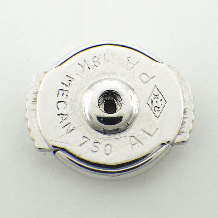 ヴァンクリーフ&アーペル Van Cleef & Arpels ピアス フリヴォル ミニ VCARPJMO00 フラワーモチーフ 2ポイント ダイヤモンド 計0.10ct K18WG 【中古】