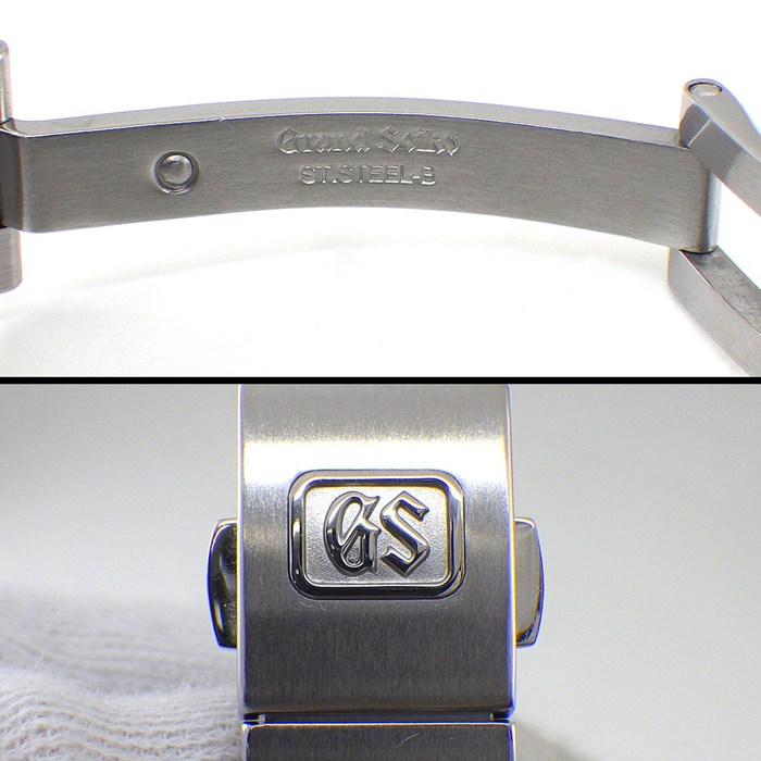グランドセイコー Grand Seiko 腕時計 ヘリテージコレクション STGF325/4J52-0AE0 25ポイント デイト ダイヤインデックス サンレイ ネイビーブルー文字盤 SS クオーツアナログ 【中古】