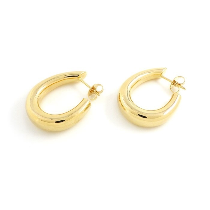 Tiffany ハーフフープピアス Tiffany & Co. - ティファニー ハーフ フープ ピアス 925