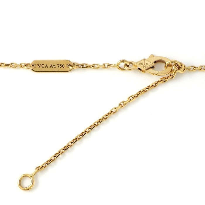 ヴァンクリーフ＆アーペル Van Cleef & Arpels ネックレス ヴィンテージ アルハンブラ VCARA45800 オニキス K18YG 【箱・保付き】 【中古】