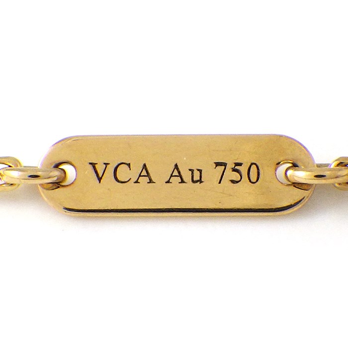 ヴァンクリーフ＆アーペル Van Cleef & Arpels ネックレス ヴィンテージ アルハンブラ VCARA45800 オニキス K18YG 【箱・保付き】 【中古】