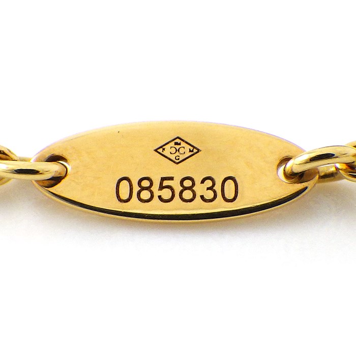 クリスチャンディオール Christian Dior ブレスレット ローズデヴァン ラウンド サークル スター ダイヤモンド K18YG 【中古】
