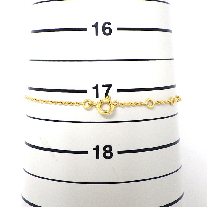 クリスチャンディオール Christian Dior ブレスレット ローズデヴァン ラウンド サークル スター ダイヤモンド K18YG 【中古】