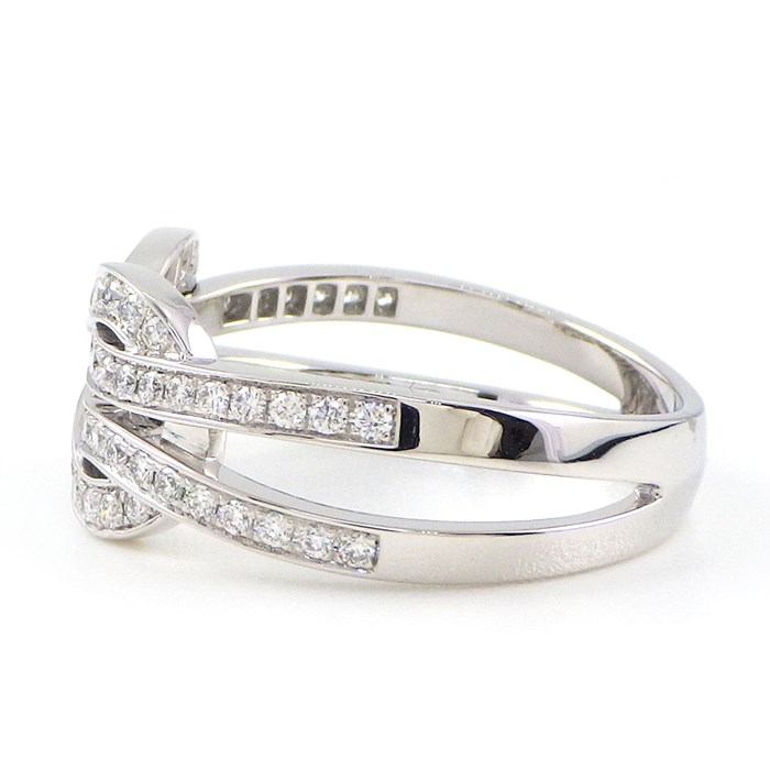 フレッド FRED リング シャンスアンフィニ MM 4B0869 ダイヤモンド 計 0.39ct K18WG 13.5号 / #54 【中古】