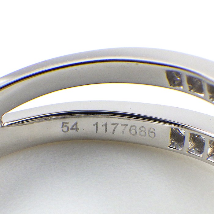 フレッド FRED リング シャンスアンフィニ MM 4B0869 ダイヤモンド 計 0.39ct K18WG 13.5号 / #54 【中古】