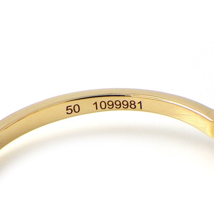 フレッド FRED リング フォース10 スモール 4B0441 ダイヤモンド K18YG 9.5号 / #50 【中古】