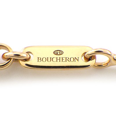 ブシュロン BOUCHERON ブレスレット セルパンボエム 5モチーフ JBT00783 3ポイント ロードライトガーネット 6.90ct 32ポイント ダイヤモンド 0.63ct K18PG 【中古】