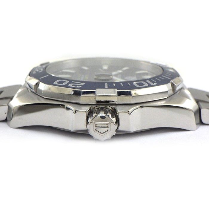 タグ・ホイヤー TAG Heuer 腕時計 アクアレーサー キャリバー5 WAY201B.BA0927 ブルー文字盤 デイト 回転ベゼル SS セラミック 自動巻き 【箱・保付き】 【中古】