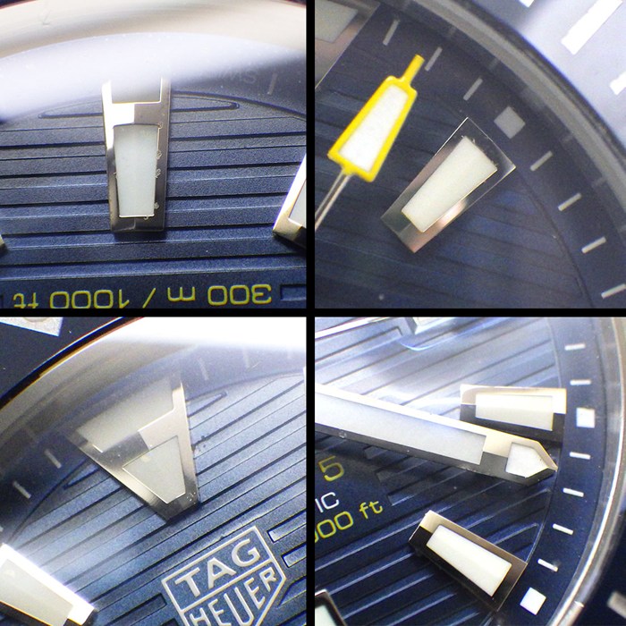 タグ・ホイヤー TAG Heuer 腕時計 アクアレーサー キャリバー5 WAY201B.BA0927 ブルー文字盤 デイト 回転ベゼル SS セラミック 自動巻き 【箱・保付き】 【中古】