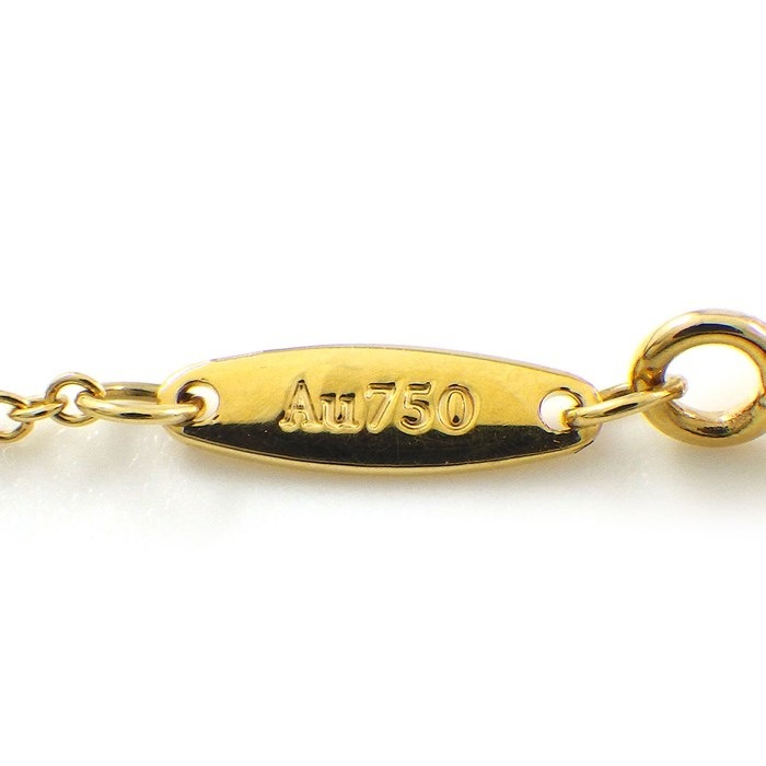 ティファニー Tiffany & Co. ネックレス カラー バイ ザ ヤード 1ポイント ルビー K18YG 【中古】