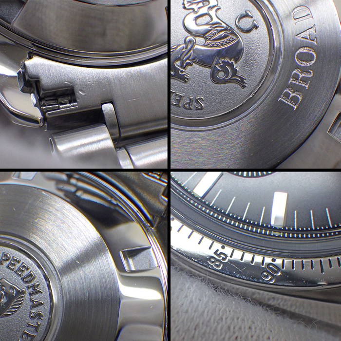 オメガ OMEGA 腕時計 スピードマスター ブロードアロー 3551.50.00 クロノメーター クロノグラフ デイト タキメーター スモールセコンド 夜光インデックス 夜光針 ブラック文字盤 SS 自動巻き 【中古】