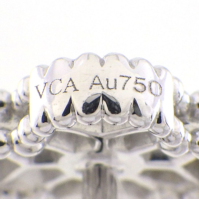 ヴァンクリーフ＆アーペル Van Cleef & Arpels ピアス スウィートアルハンブラ VCARO85500 24ポイント ダイヤモンド 計0.16ct K18WG 【中古】