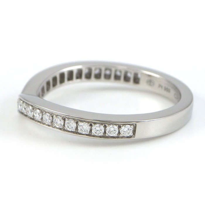ショーメ Chaumet リング ジョセフィーヌ エグレット 082554 V字 27ポイント ダイヤモンド 計0.23ct PT950 11号 / #51 【中古】