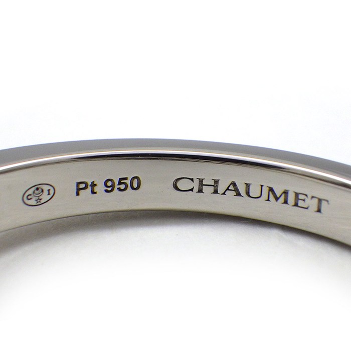 ショーメ Chaumet リング ジョセフィーヌ エグレット 082554 V字 27ポイント ダイヤモンド 計0.23ct PT950 11号 / #51 【中古】