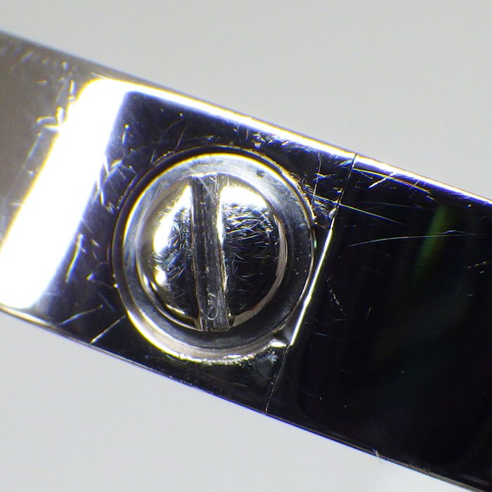 カルティエ Cartier バングル ラブ B6036317 マルチカラーストーン 新型 アクアマリン ブルーサファイア ピンクサファイア アメジスト ラベンダースピネル K18WG / #16 【中古】
