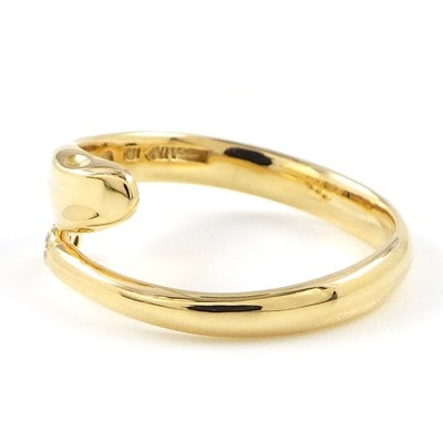 ティファニー Tiffany & Co. リング スネーク 蛇モチーフ ダイヤモンド K18YG 12.5号 【中古】