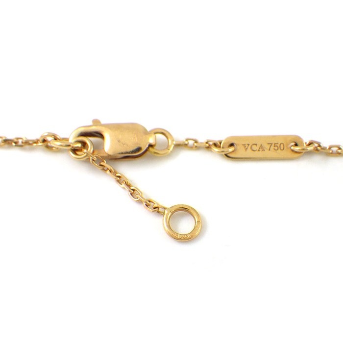 ヴァンクリーフ&アーペル Van Cleef & Arpels ブレスレット スウィートアルハンブラ ハート VCARN59L00 カーネリアン K18PG 【中古】