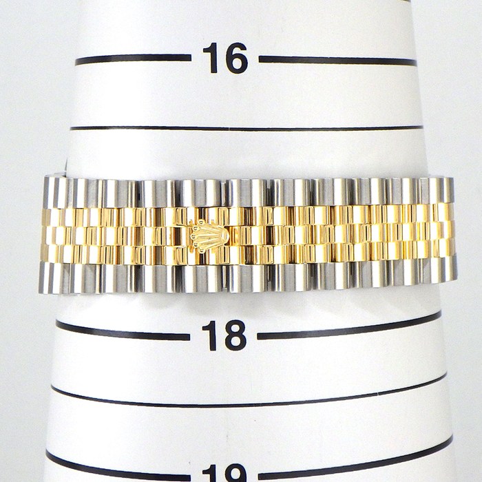 ロレックス Rolex 腕時計 デイトジャスト 36 116233 ローマンインデックス ホワイト文字盤 デイト K18YG SS 自動巻き 【中古】