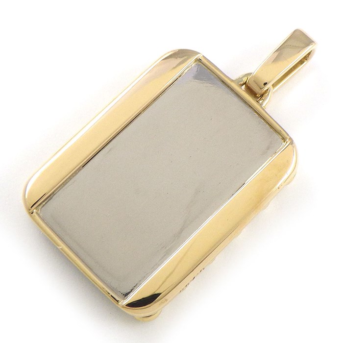 カルティエ Cartier ペンダントトップ ホロスコープ レクタングル ゾディアック 1ポイント ルビー 11ポイント ダイヤモンド 計0.295ct K18YG K18WG 【中古】