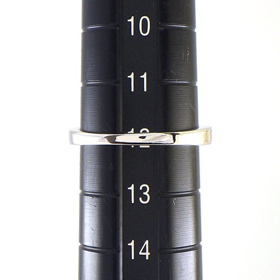 【アレキサンドライト ダイヤモンド】 リング 1ポイント アレキサンドライト 0.23ct ハーフサークル ダイヤモンド 0.14ct K18WG 12号 【中古】