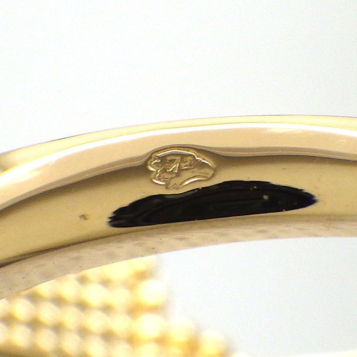 ヴァンクリーフ＆アーペル Van Cleef & Arpels リング ヴィンテージアルハンブラ VCARO3QM49 マラカイト 1ポイント ダイヤモンド 0.05ct K18YG 9号 / #49 【中古】