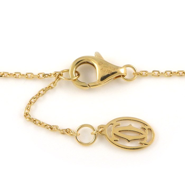 カルティエ Cartier ブレスレット ダムール XS ディアマン レジェ B6045617 1ポイント ダイヤモンド 0.04ct K18YG 【箱・保付き】 【中古】