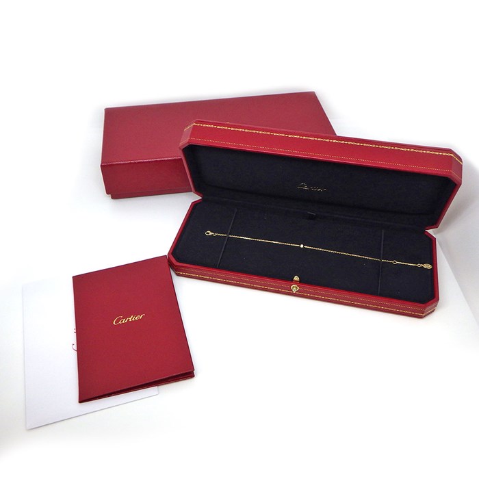 カルティエ Cartier ブレスレット ダムール XS ディアマン レジェ B6045617 1ポイント ダイヤモンド 0.04ct K18YG 【箱・保付き】 【中古】