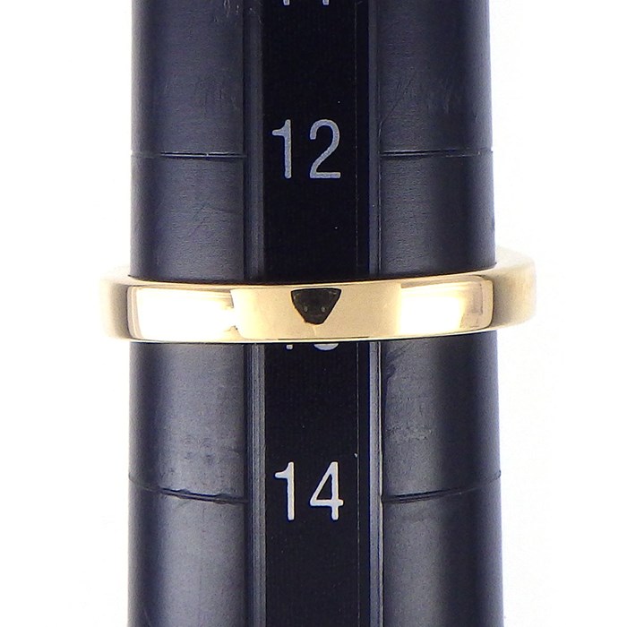 ブルガリ BVLGARI リング エリシア オーバル カボションカット アメジスト パヴェ ダイヤモンド K18YG 13号 【中古】