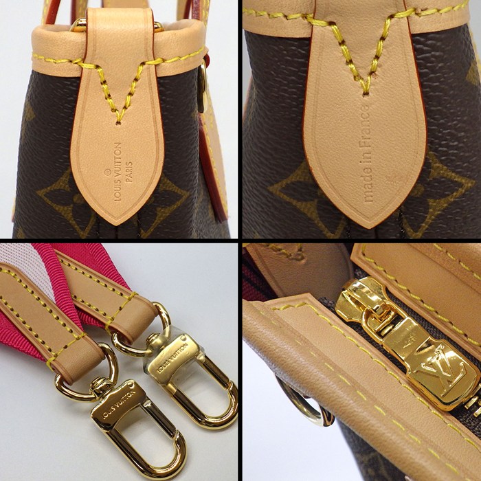 ルイ・ヴィトン Louis Vuitton トート/ショルダーバッグ ネヴァーフル BB M46786 ローズ・ペオニー モノグラムキャンバス レザー 【中古】