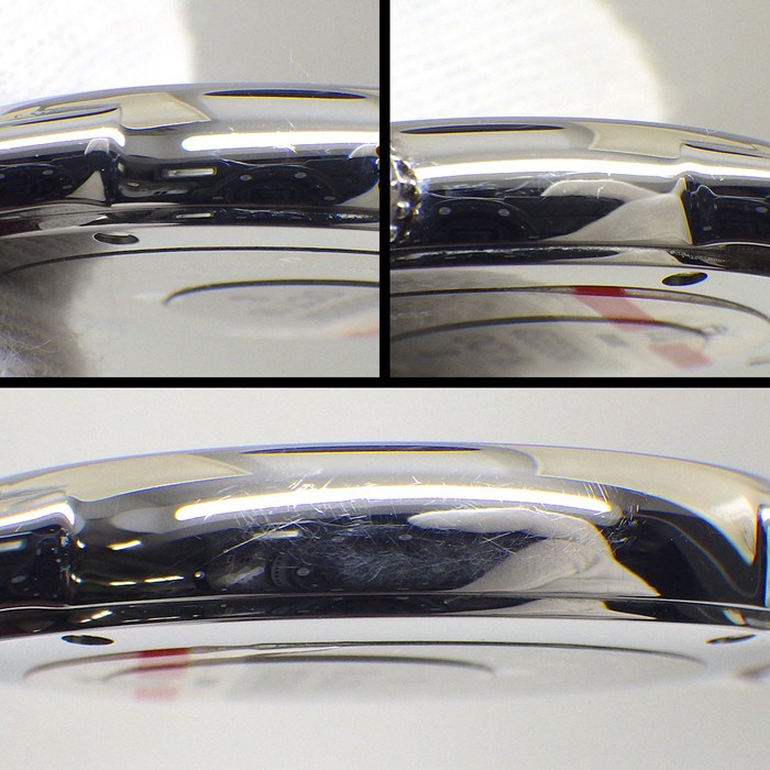 カルティエ Cartier 腕時計 ロンドソロ WSRN0019 シルバー文字盤 ローマンインデックス レッド レザーベルト SS クオーツアナログ 【中古】