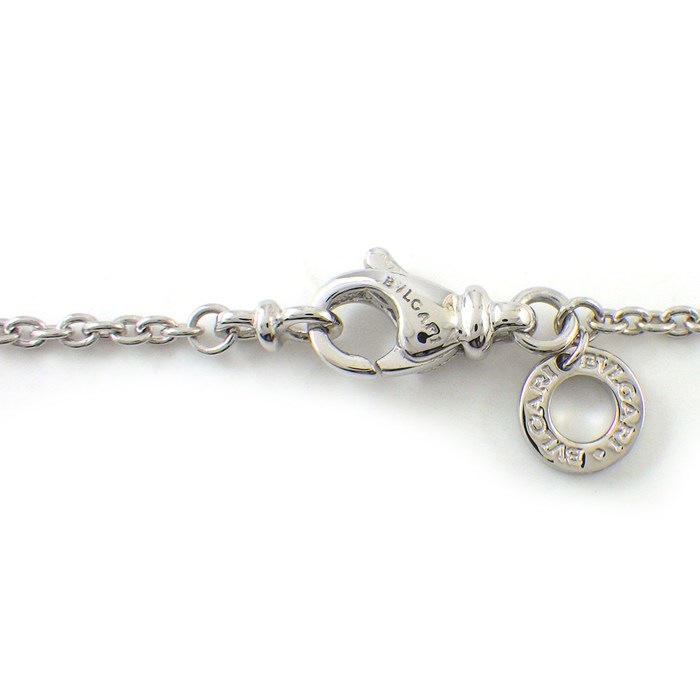 ブルガリ BVLGARI ネックレス B-zero1 ビーゼロワン スパイラル ロゴ K18WG 【中古】
