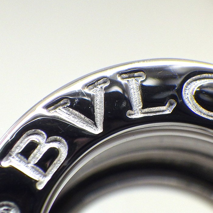 ブルガリ BVLGARI ネックレス B-zero1 ビーゼロワン スパイラル ロゴ K18WG 【中古】