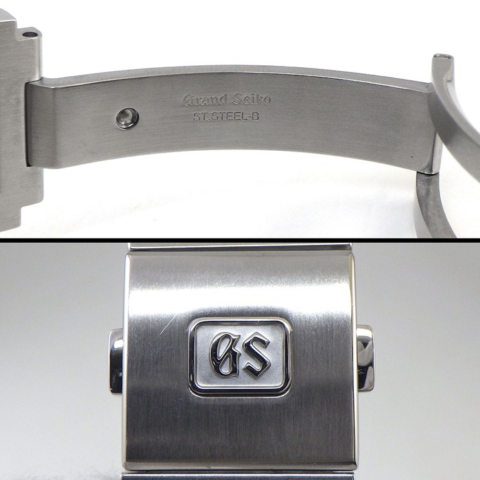 グランドセイコー Grand Seiko 腕時計 エボリューション9 SLGA009/9RA2-0AB0 デイト 裏スケ 白樺 シルバー文字盤 SS スプリングドライブ 【箱・保付き】 【中古】